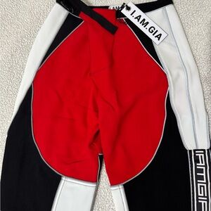 I.AM.GIA Red and Black Athletic pants NEW